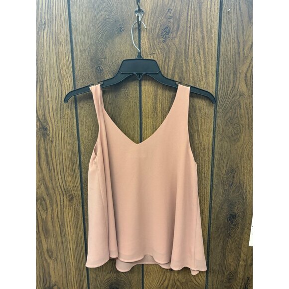 BeCool Ladies Beige Tank Top Loose Fit Lightweight Sleeveless Blouse V-Neck Casu - Picture 2 of 3